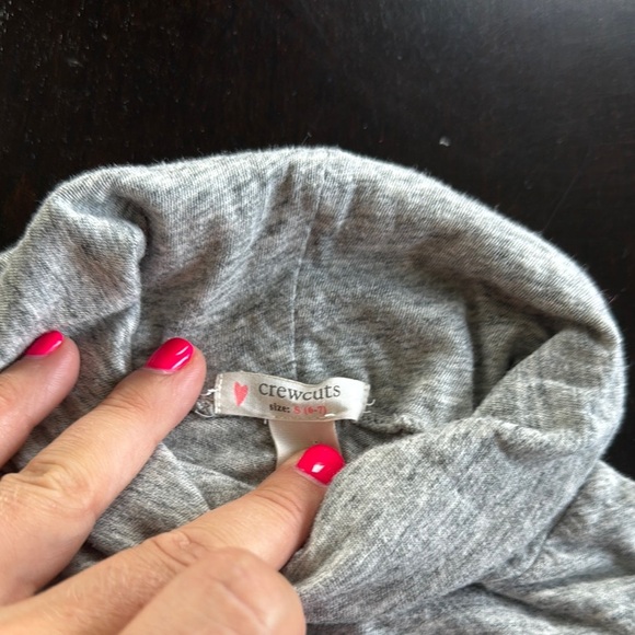 Crewcuts Gray Turtleneck Top Soft Cotton Blend - Picture 2 of 2